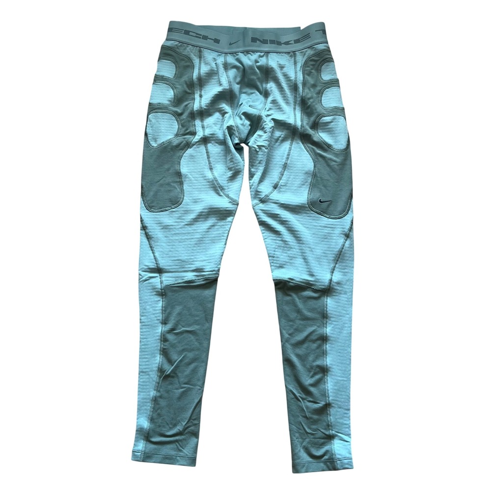 Nike Tech Base Layer Tight Fit Compression Leggings Blue Grey Mens Medium‎ NEW